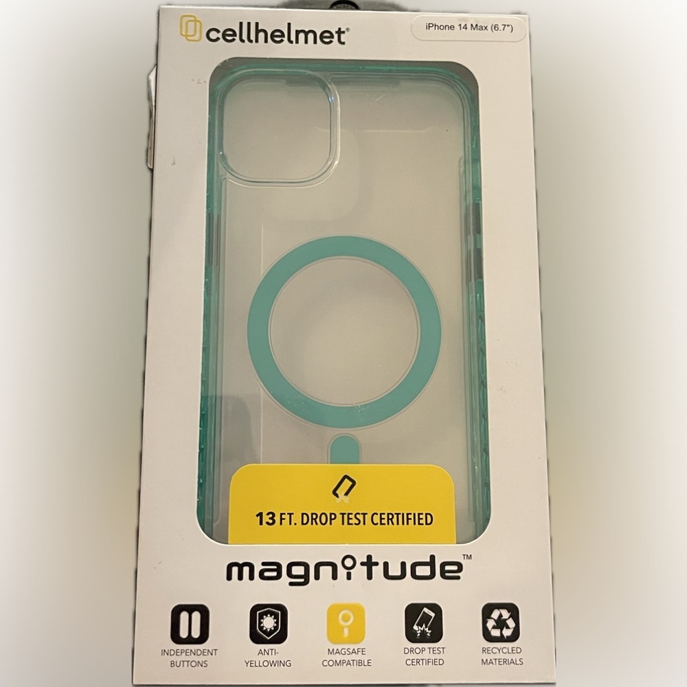 NIB Cell Helmet Magnitude Case for IPhone 14 Max MagSafe